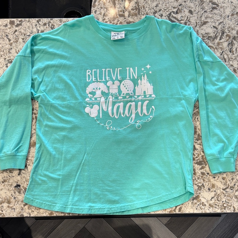 Oversized Teal Tee - Disney themed